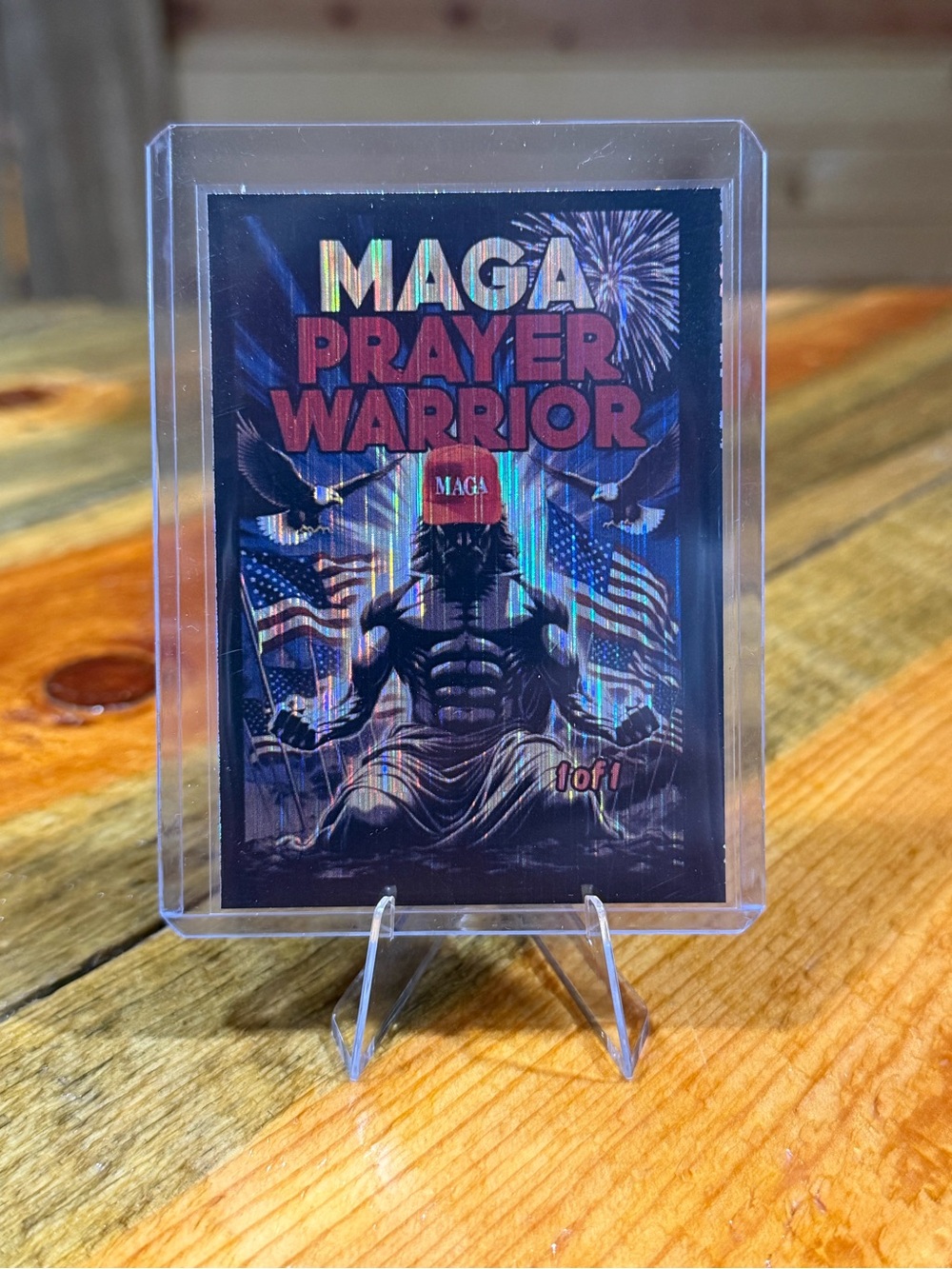 MAGA Prayer Warrior Soecial Edition 1/1 Custom Card